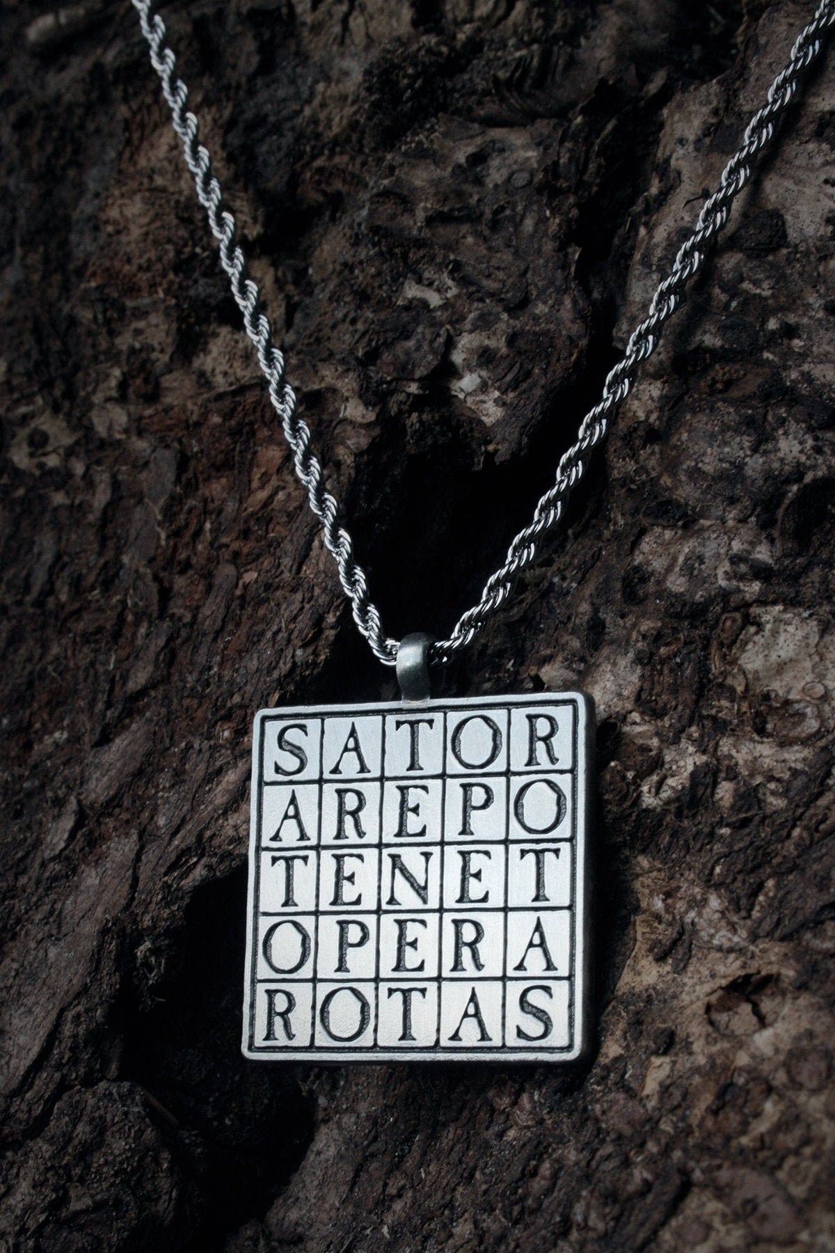 SATOR, magic square - NECKLACE