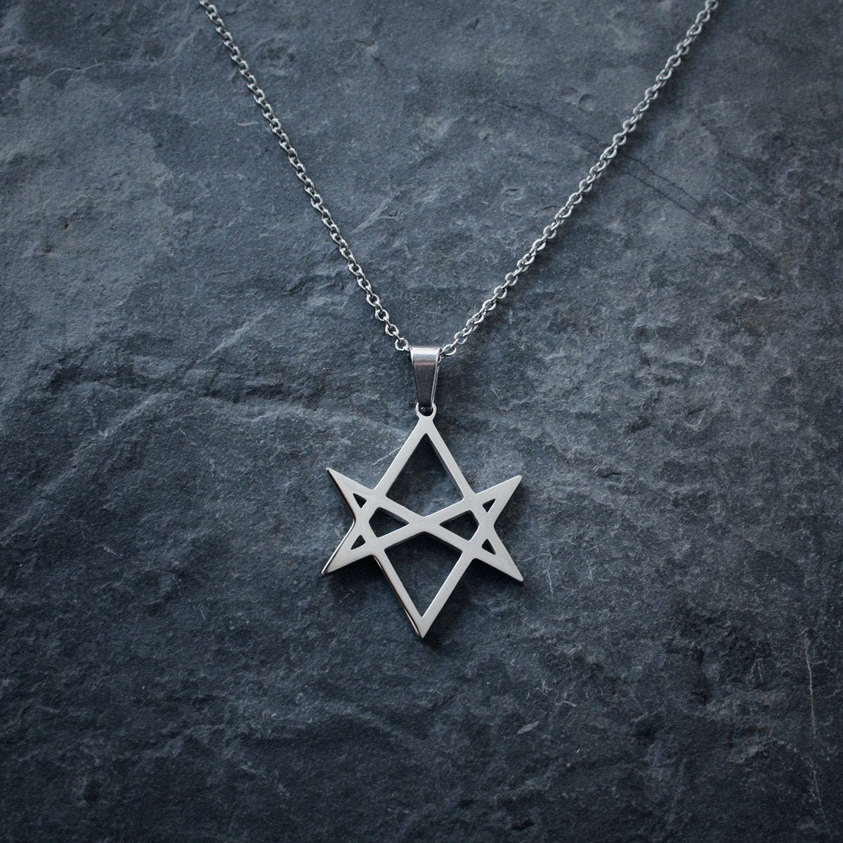 Unicursal hexagram - NECKLACE