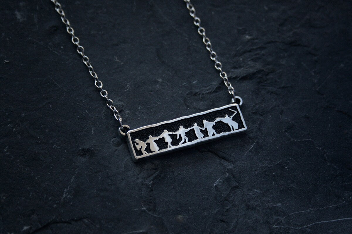 Dance of death, danse macabre, seventh seal - NECKLACE