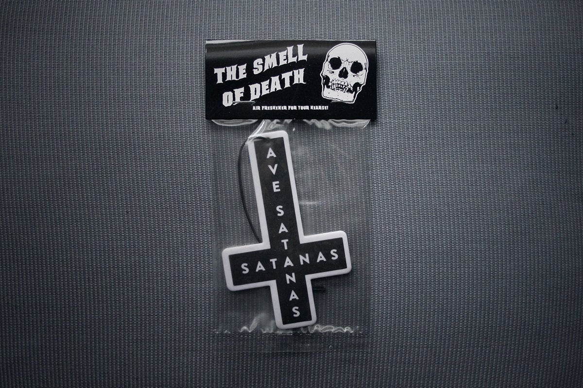 Ave Satanas, upside down cross - AIR FRESHENER