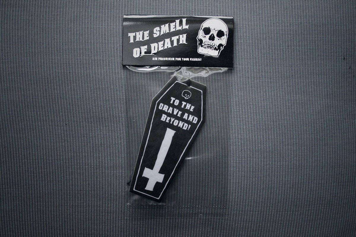 Coffin shaped, to the grave and beyond! - AIR FRESHENER