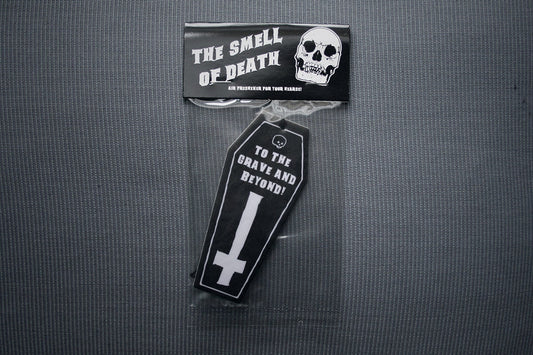 Coffin shaped, to the grave and beyond! - AIR FRESHENER