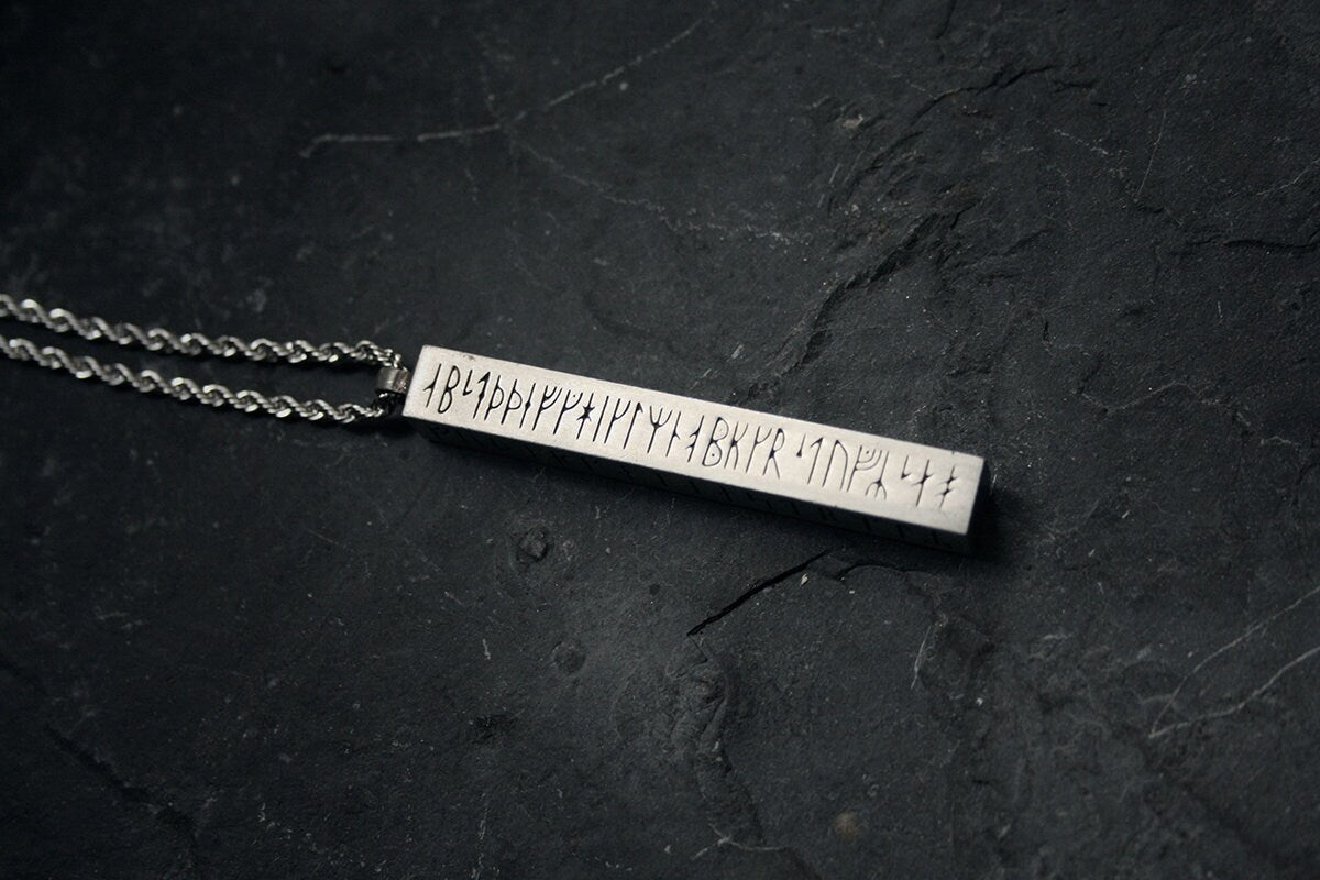 Runes stave, the evolution of Scandinavian runes - NECKLACE