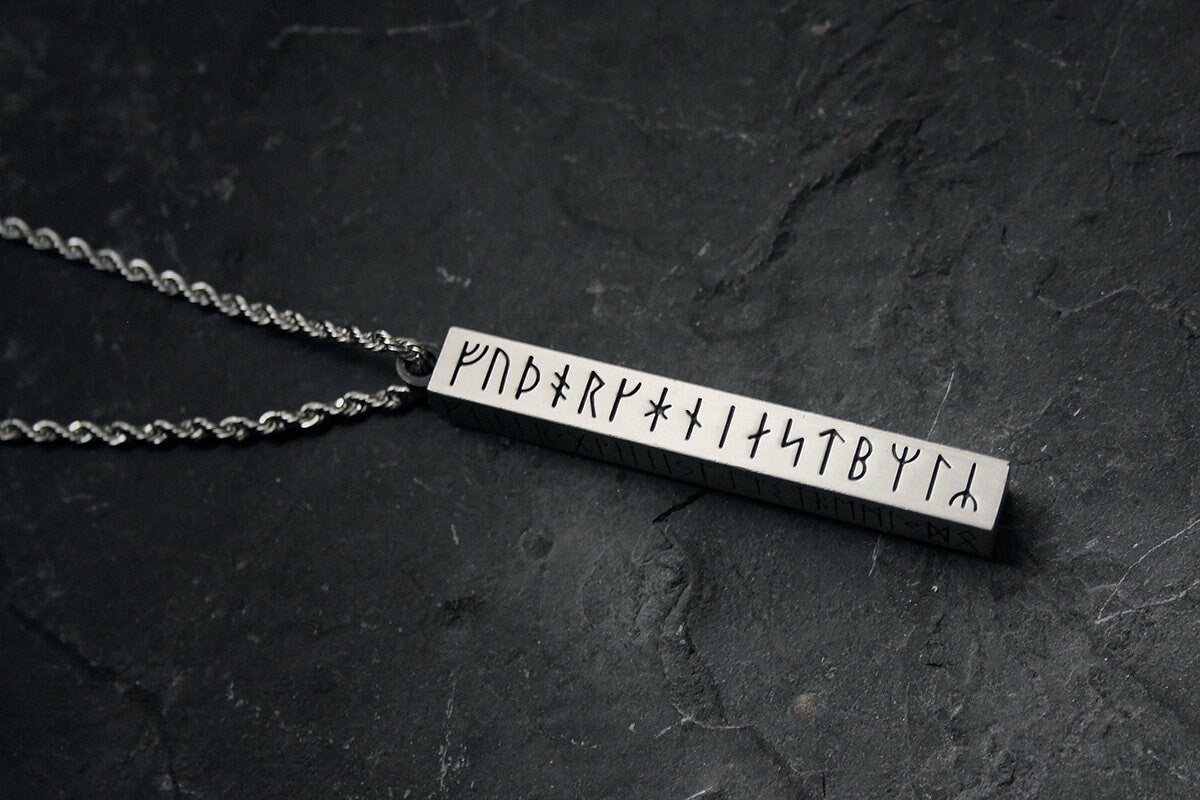 Runes stave, the evolution of Scandinavian runes - NECKLACE