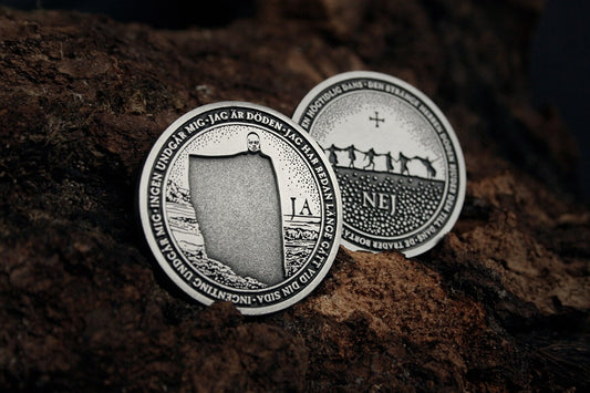 Yes or No, Ja or Nej, Seventh seal them - collectible divination flip COIN