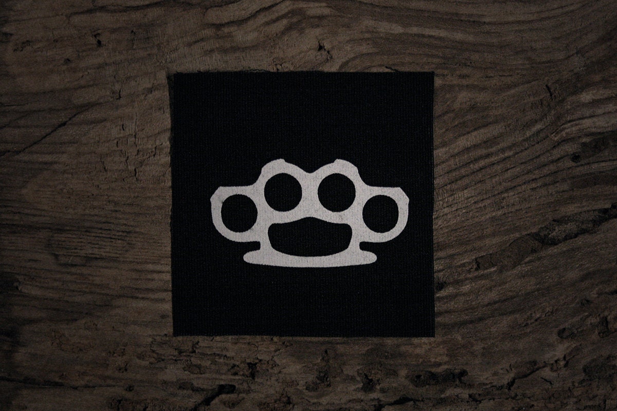 Knuckle duster - screen printed PATCH