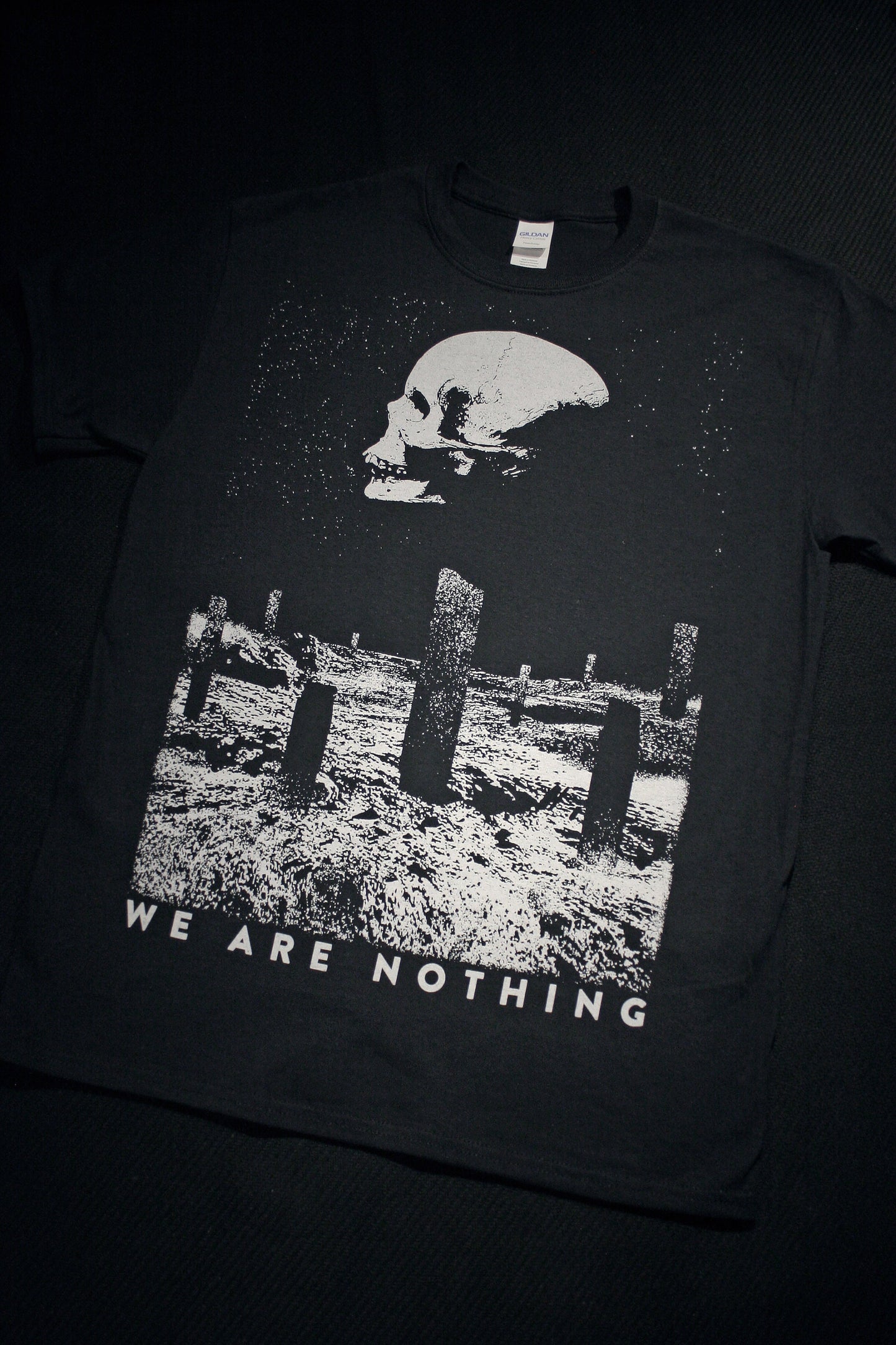 We are nothing, skull and endless universe - T-shirt