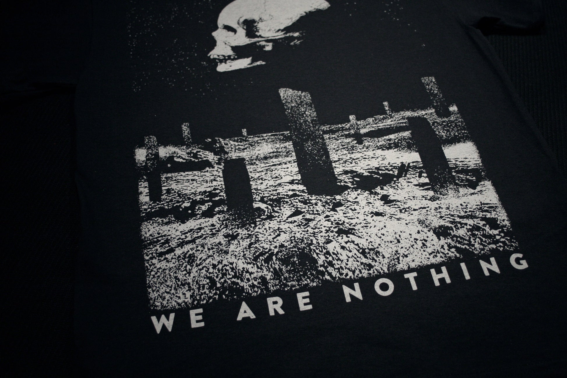 We are nothing, skull and endless universe - T-shirt