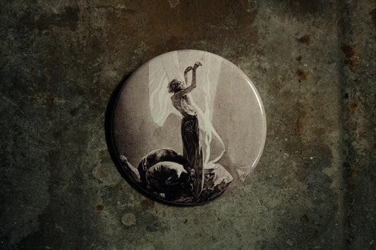 Le Pater, excerption with man, by Alphonse Mucha - Fridge magnet