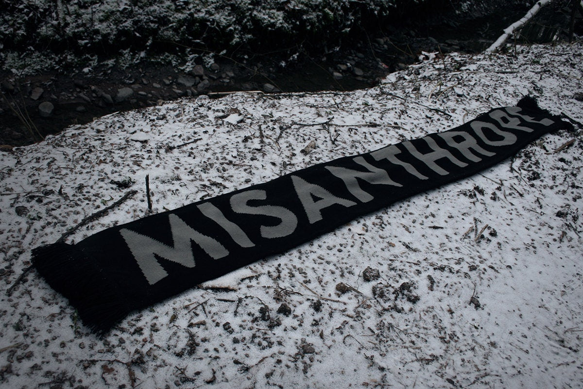 Misanthrope, We are nothing - KNITTED SCARF