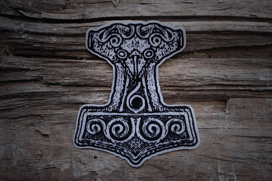 Mjolnir, Thor's hammer, Skåne - PATCH