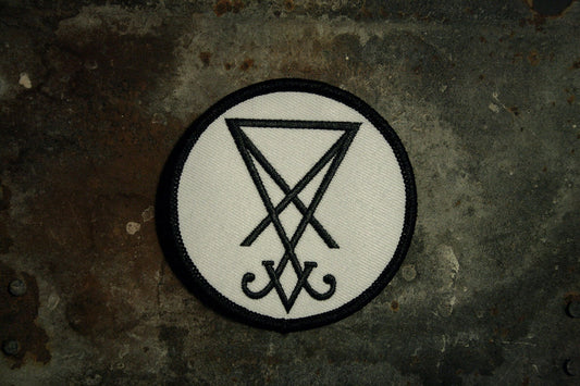 Seal of Lucifer, sigil of Lucifer, WHITE version - PATCH