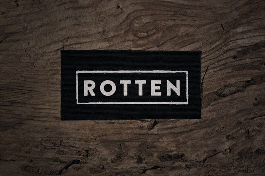 ROTTEN - screen printed PATCH