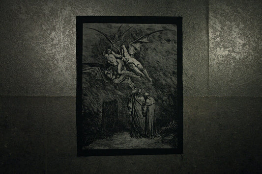 The Erinnys, demons, Gustave Dore illustration - BACK PATCH