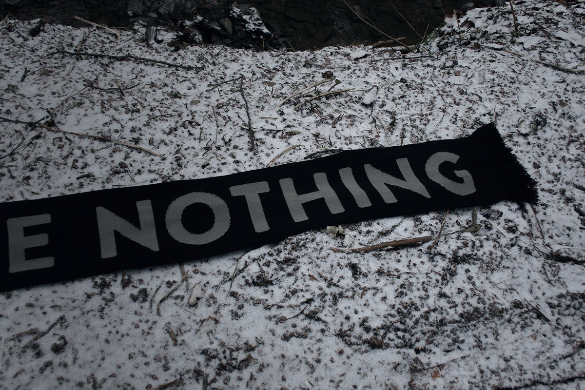 Misanthrope, We are nothing - KNITTED SCARF