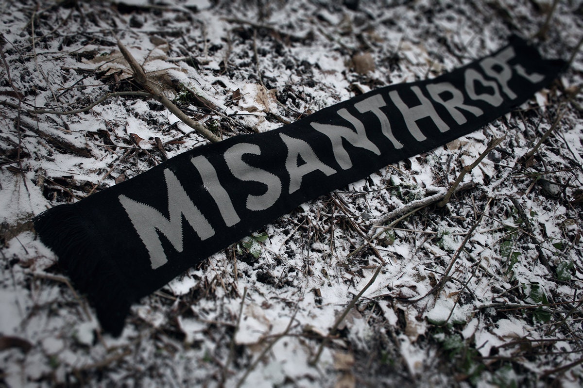 Misanthrope, We are nothing - KNITTED SCARF
