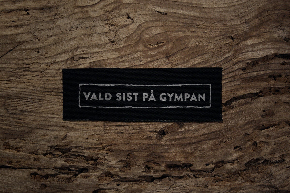 Vald sist på gympan, choosen last in gym class, outcast - screen printed PATCH