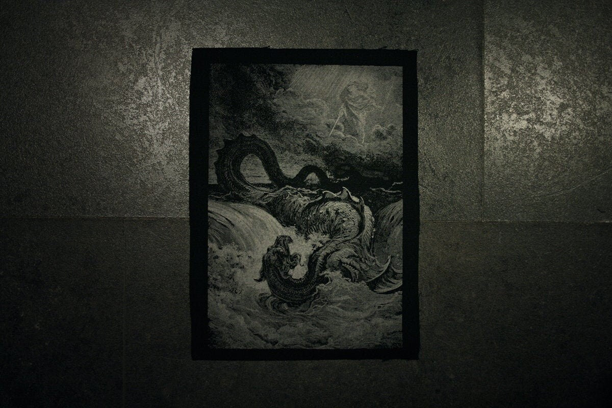 Leviathan, Gustave Doré - BACK PATCH