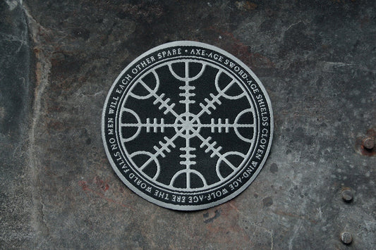 Aegishjalmur with text - PATCH