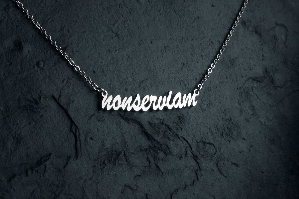 Non Serviam - NECKLACE