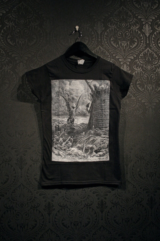 The Death-Fires Danced at Night, Rime of the ancient marine, illustration by Gustave Doré - T-shirt female fitted