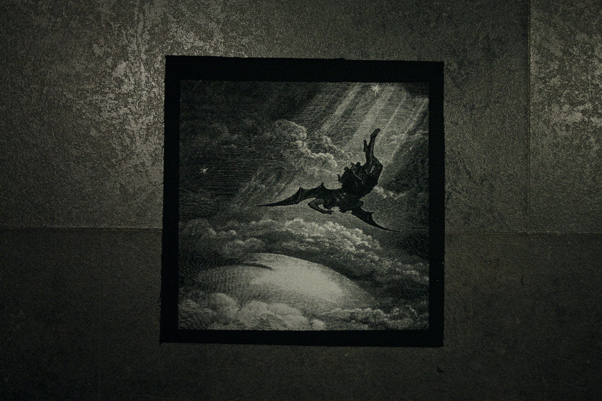 Lucifer falling, Gustave Doré - BACK PATCH