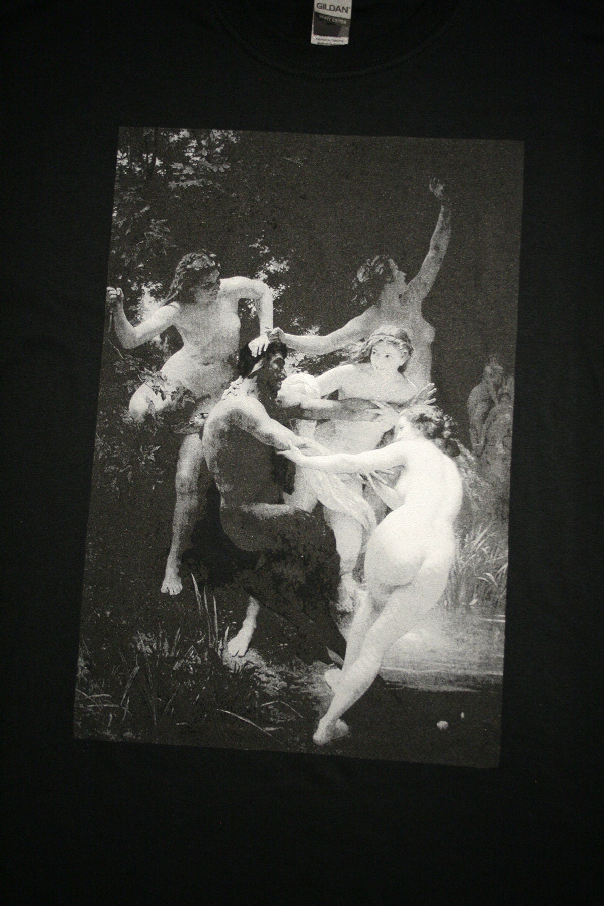 Nymphs and Satyr, William-Adolphe Bouguereau - T-shirt