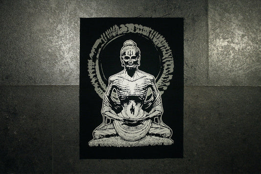 Karmageddon, starving buddha - BACK PATCH