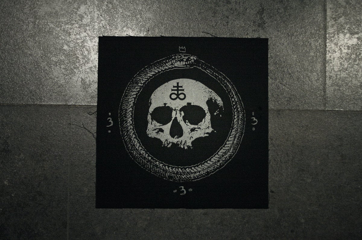 Ouroboros with skull - BACK PATCH