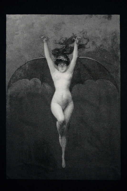 The Bat-Woman (La Femme Chauve-Souris), Albert Joseph Pénot - T-shirt female fitted