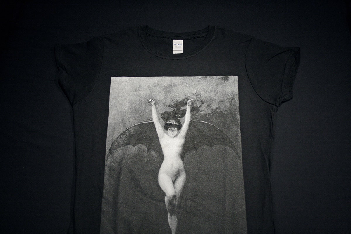 The Bat-Woman (La Femme Chauve-Souris), Albert Joseph Pénot - T-shirt female fitted