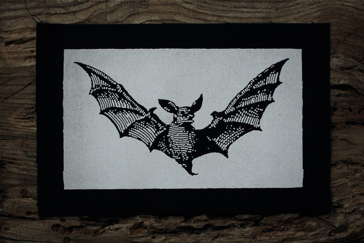Esoteric Alchemy Renaissance Bat - screen printed PATCH