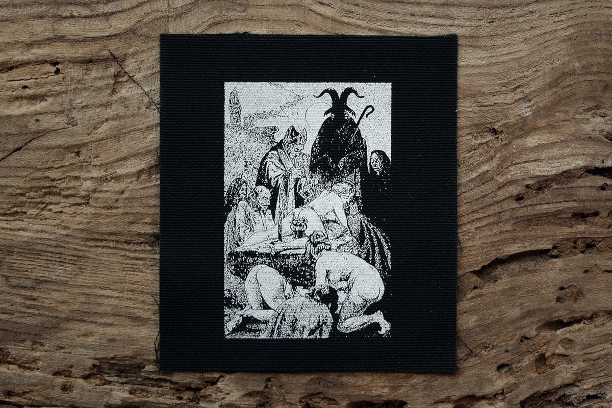 La Sorcière, The Witch, by Martin van Maele - screen printed PATCH