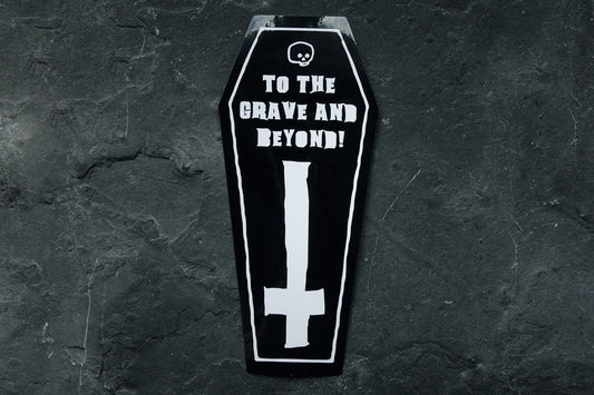 To the grave and beyond - vinyl STICKER