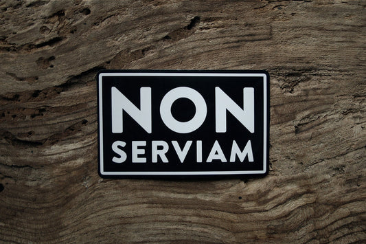 Non Serviam - vinyl STICKER