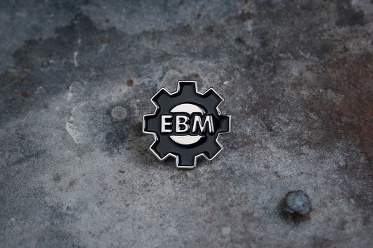 EBM, electronic body music cogwheel - PIN