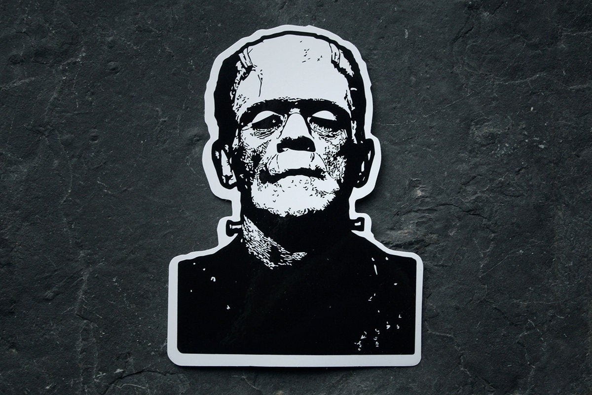 Frankenstein Monster - vinyl STICKER