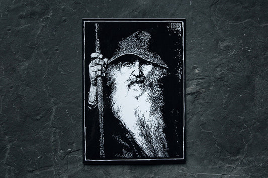 Odin, allfather, Wotan, by Georg von Rosen (1886)  - vinyl STICKER