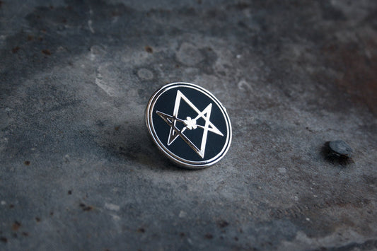 Unicursal hexagram, thelema edtion - PIN