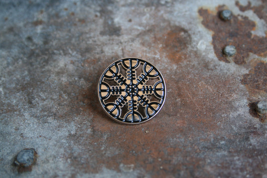 Ægishjálmur, Helm of awe (Aegishjalmr/Aegishjalmur), hollow edition - PIN