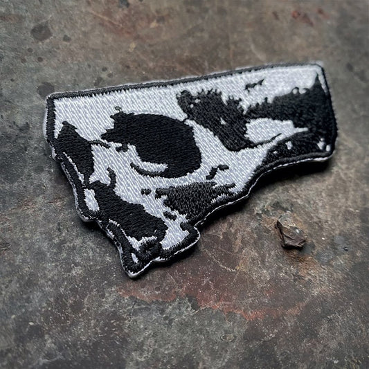 Half skull, medical cut skull, autopsy - PATCH