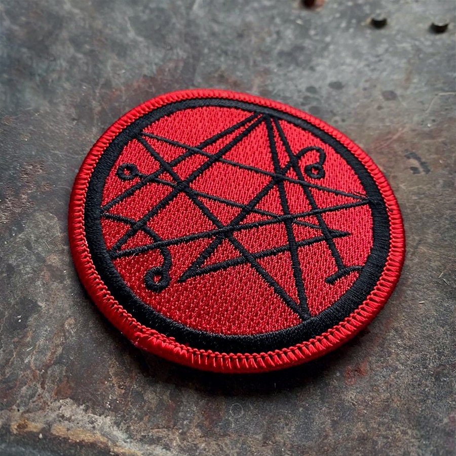 Necronomicon Gate, Gate of Yog-Sohoth, vibrant red version - PATCH