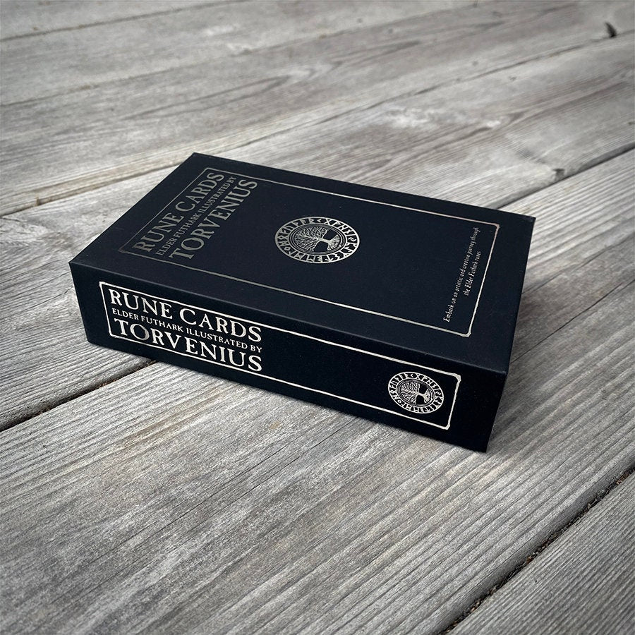 Elder Futhark Rune cards, divination cards - RUNE CARD DECK second edition