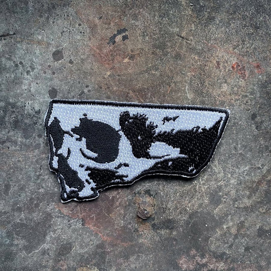 Half skull, medical cut skull, autopsy - PATCH