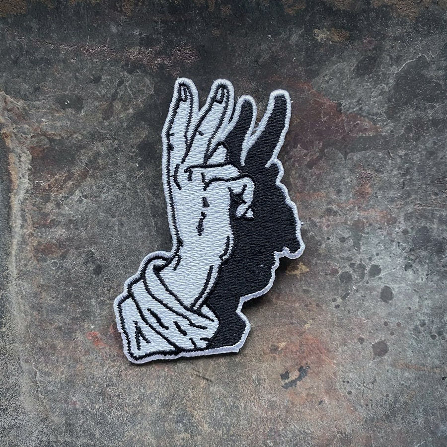Hand sign devil shadow - PATCH