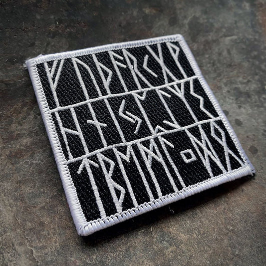 Elder futhark runes, square, aettir - PATCH