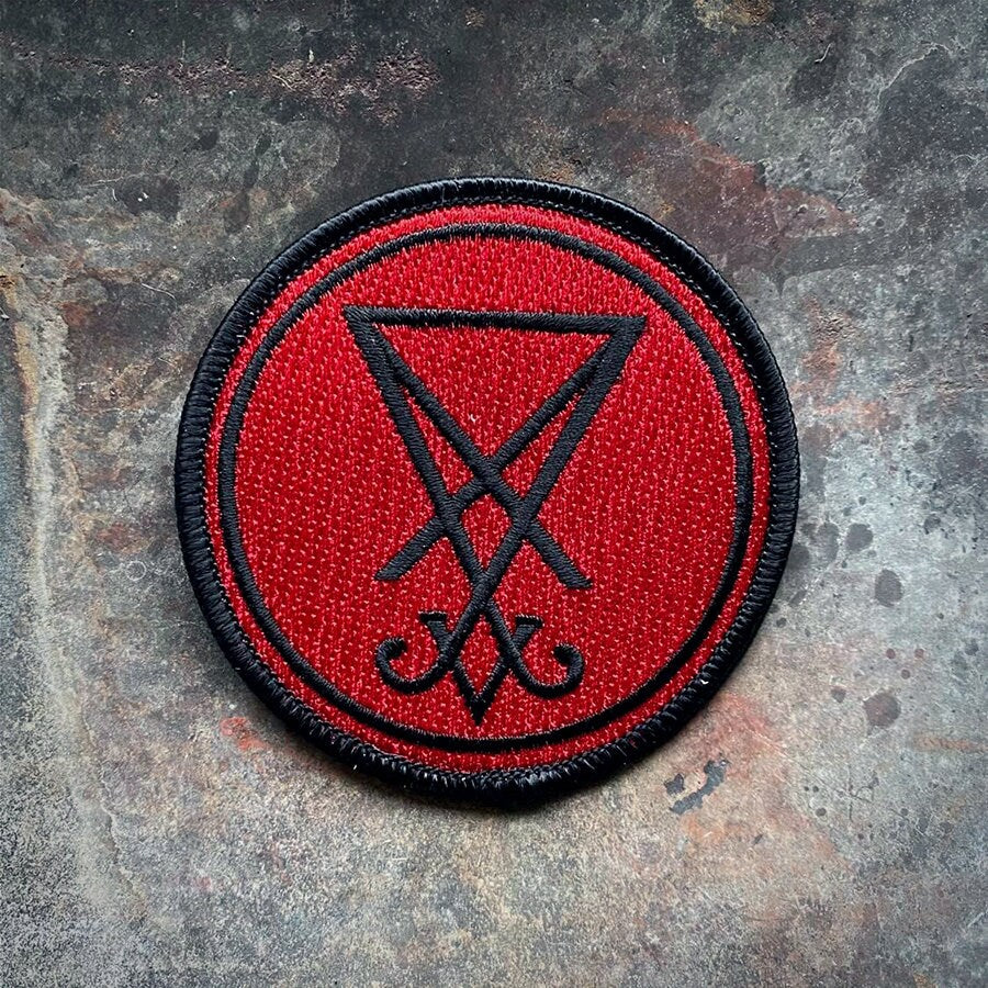 Lucifer Back Patch Seal of Lucifer, sigil of Lucifer, red version - PATCH – TORVENIUS