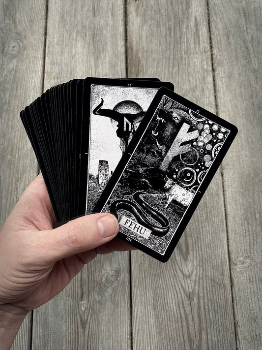 Elder Futhark Rune cards, divination cards - RUNE CARD DECK second edition