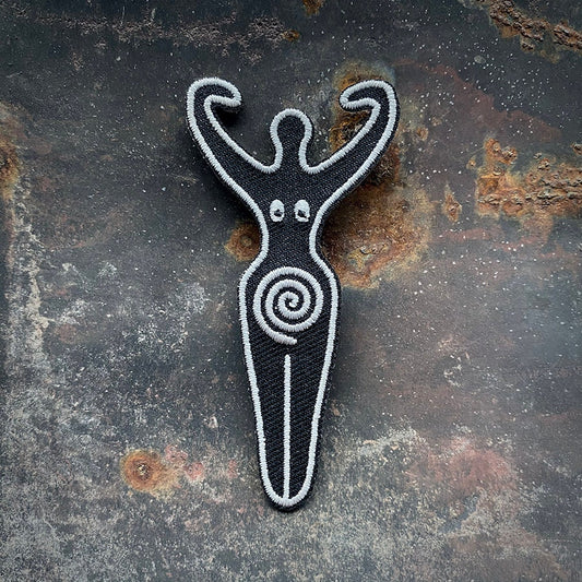 Spiral Goddess, Goddess symbol, mother earth, wicca, pagan - PATCH