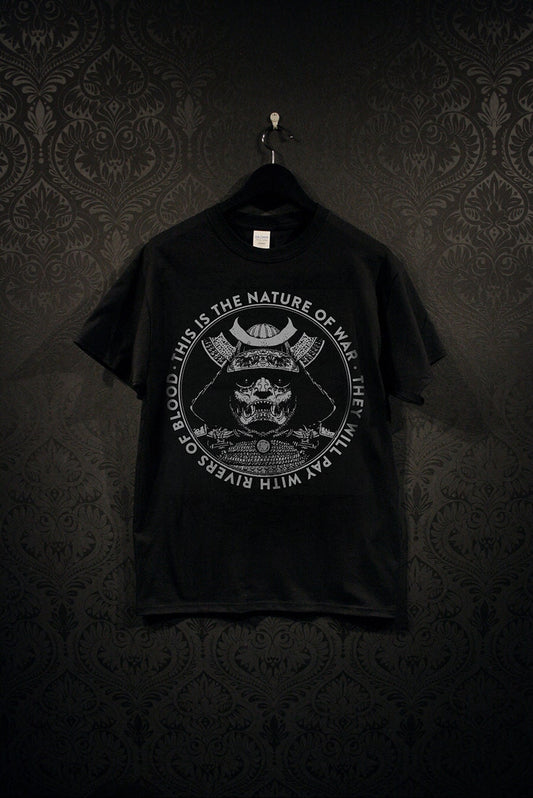 Samurai Helmet, Kabuto, This is the nature of war - T-shirt